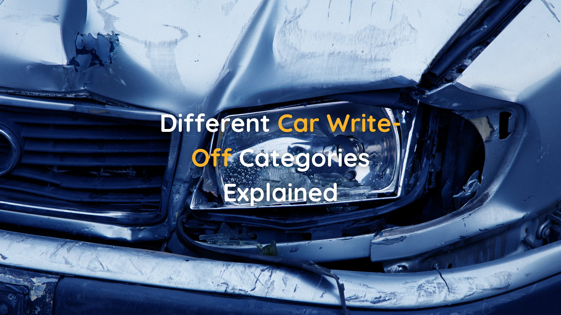 Different Car Write-Off Categories Explained