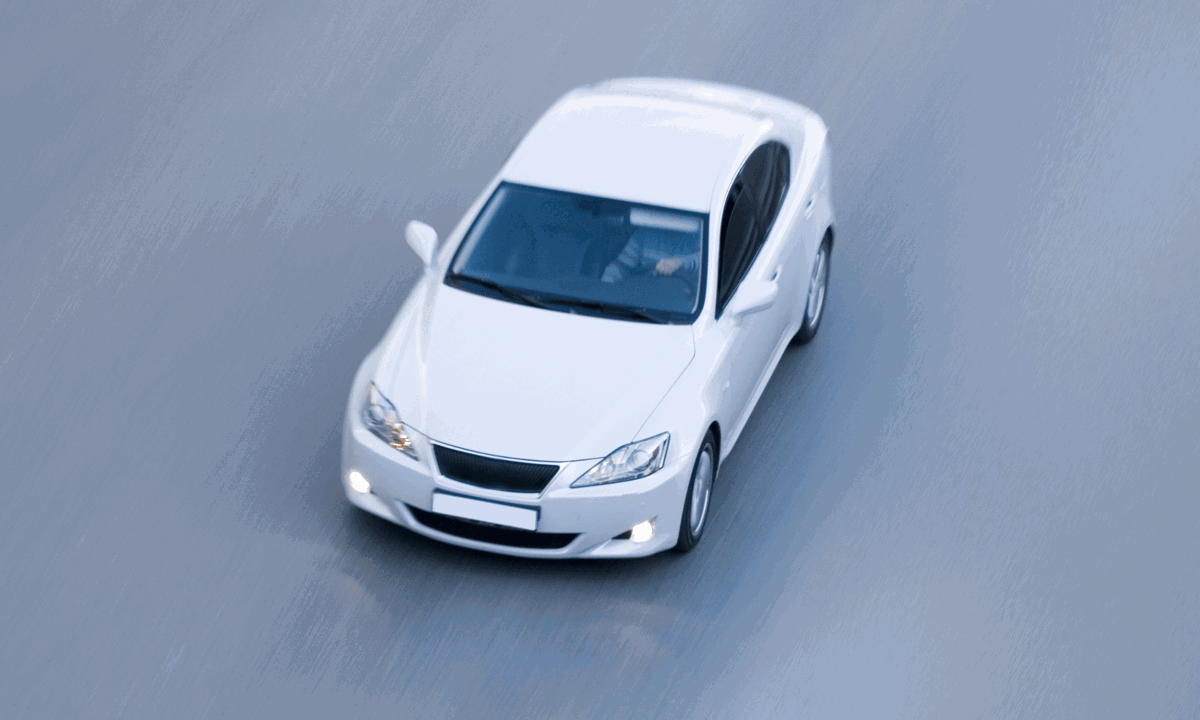 Lexus Driving on road