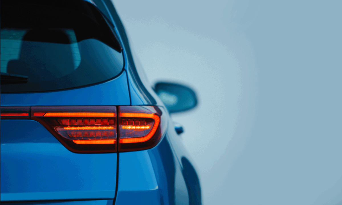Kia rear end shot