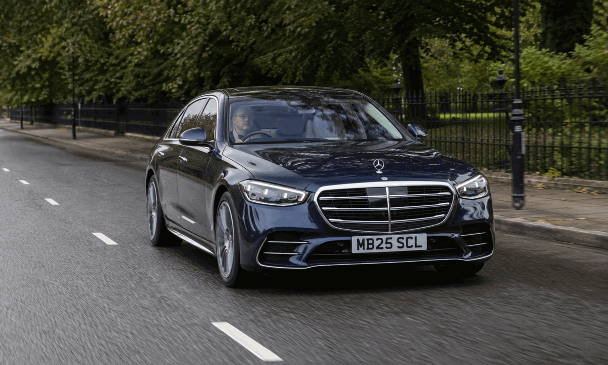 Mercedes S Class Driving
