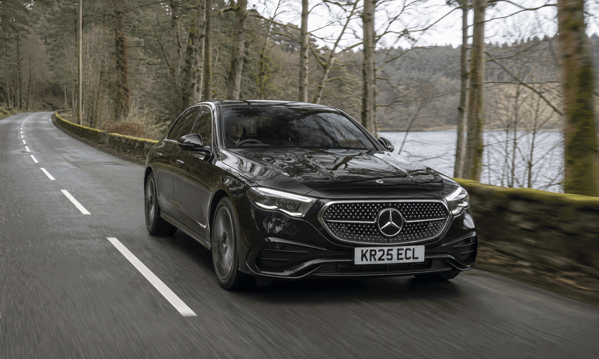 Mercedes E Class Driving