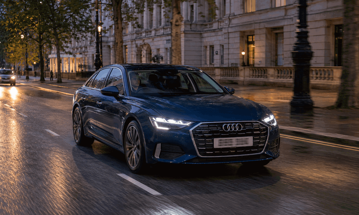 Audi A6 Driving