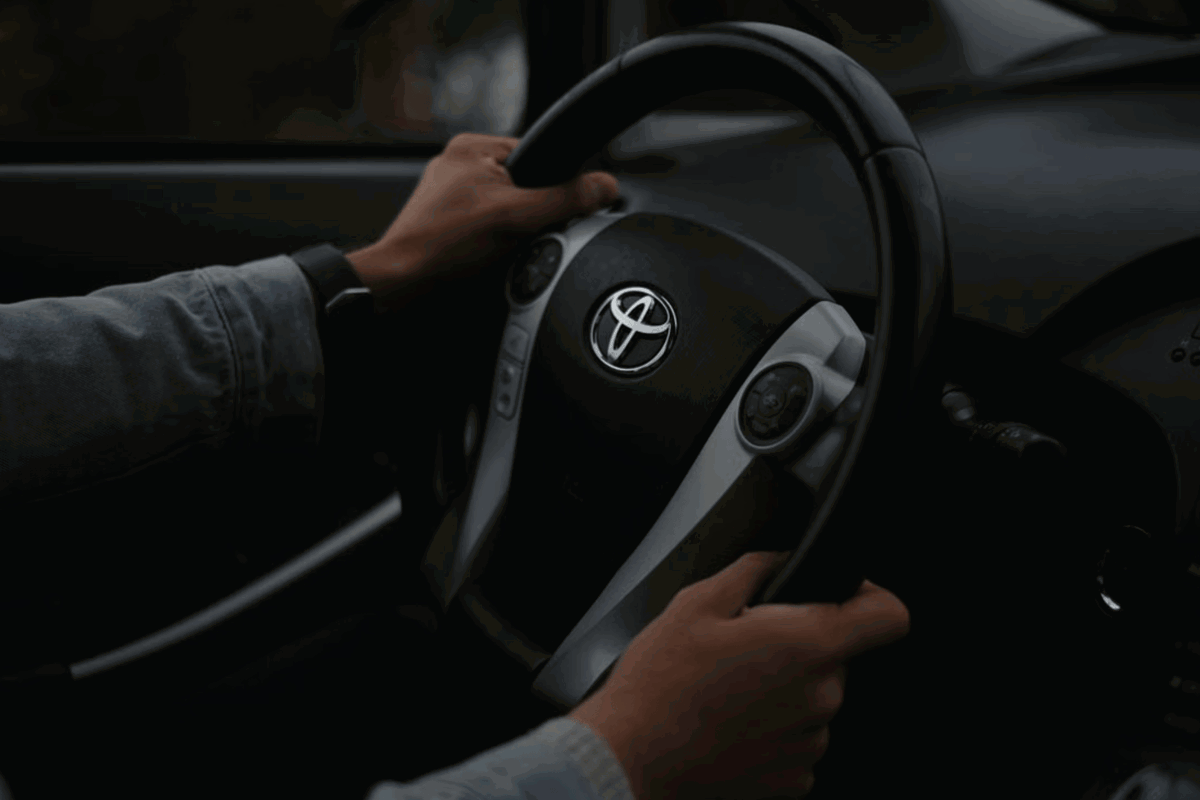 Toyota steering wheel
