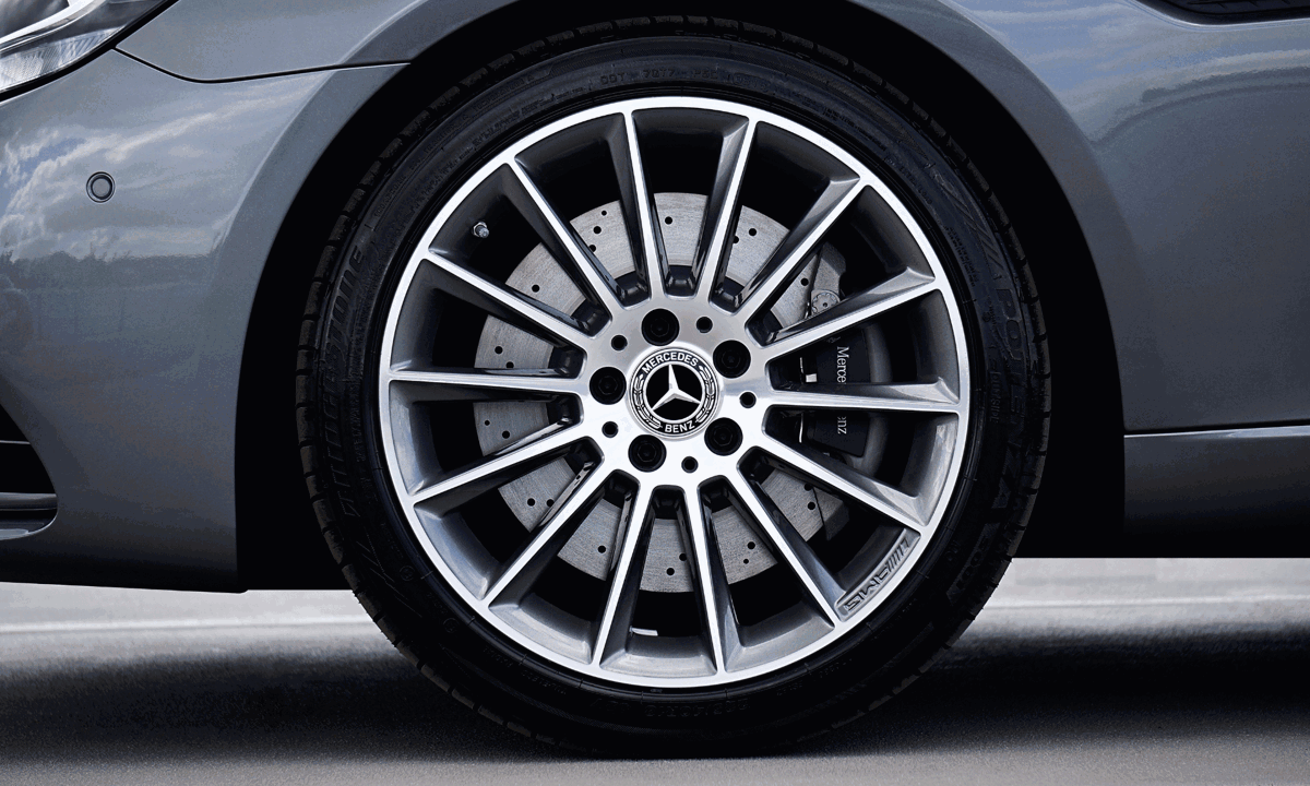 Mercedes alloy wheel