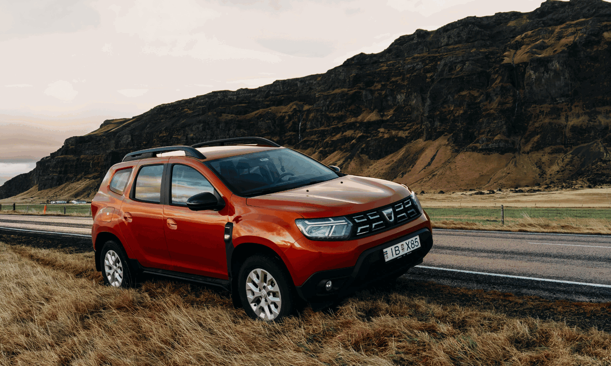 Dacia at the side of the road